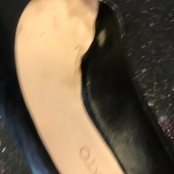 FRANCO SARTO CLASSIC BLACK AND GOLD WEDGE - Picture 14 of 15